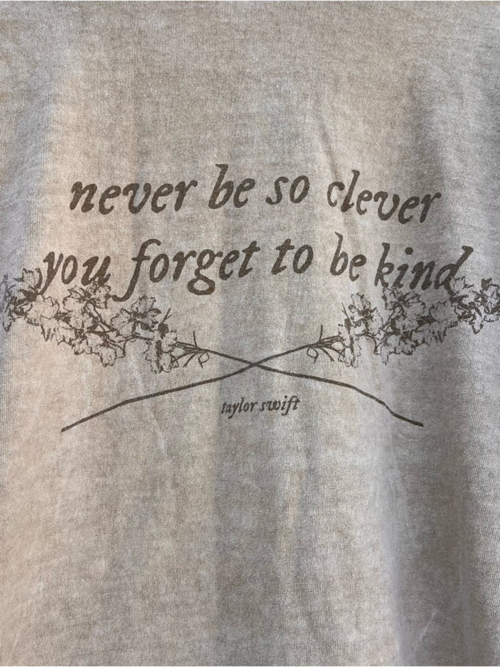 Taylor Swift "Never Be So Kind" XL T Shirt Evermore Album Collection Rare - Picture 5 of 6